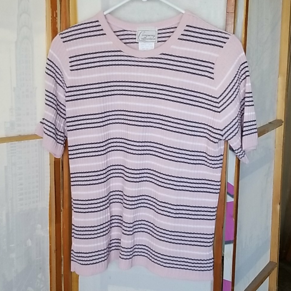 3/$10 vintage striped top Company Collection Medium